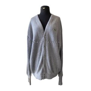 vtg Izod x Lacoste Cardigan (48) • Made in USA